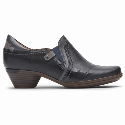 Salto Alto Rockport Cobb Hill Laurel Mulher Azuis PT-79863